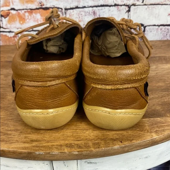 Laurentian Chief Men's Brown Leather Slip On Moccasins Sz 43 - Picture 12 of 16